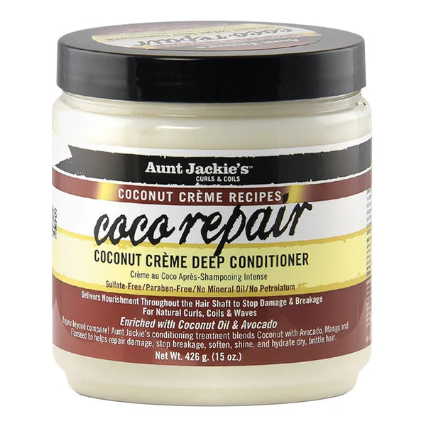 AUNT JACKIE'S Coco Repair Coconut Cream Deep Conditioner 15oz